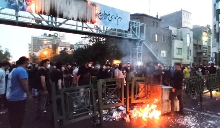 Mahsa Amini protests in Tehran